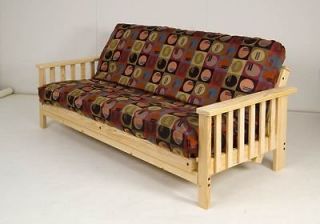 wide mission full size futon sofa bed w 9 inch futon fast ship ez to 