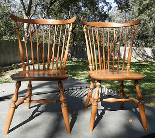   ALLEN Heirloom Fiddleback DUXBURY #444 Maple & Birch Wood Chair/Chairs