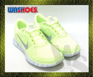 2012 Nike Wmns Free Run 3 Liquid Lime Reflect Silver 510643 300 US 6~8 