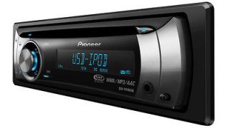 Pioneer DEH P4100UB car stereo AM FM HD XM USB Sirius CD IPOD AUX Zune 