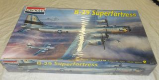 2003 Monogram 85 5706 Boeing B 29 Superfortress 1/48 Scale 105 Piece 