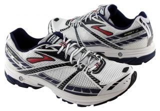 BROOKS GHOST 2 MENS SHOES/RUNNERS MEDIUM D WIDTH RED/BLACK/WHIT​E US 