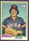 1978 OPC O Pee Chee Baseball Jim Kern #165 Cleveland Indians NM/MT