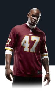    Chris Cooley Mens Football Home Game Jersey 468975_677_A_BODY