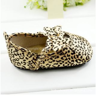   Princess Leopard Dress Shoes Size：US 1 2 3 for 3 12 Months