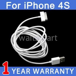 10ft USB Data Sync Charger Cable Cord for iPhone 4 4S iPod Touch 4 