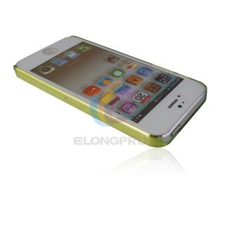 Ultra Thin Slim Case Green + Clear Screen Protector for Apple iPhone 5 