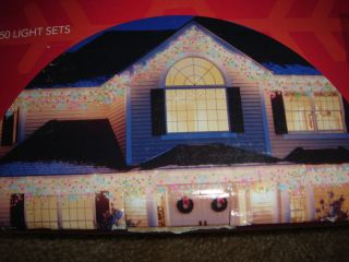 10 sets Seasons traditions 150 icicle light 9ft long multi color