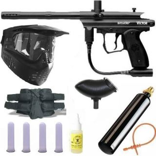 09 Spyder Victor Paintball Gun 4 1 9oz Mega Set Black