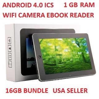 1GB RAM 10 1 GOOGLE ANDROID 4 0 ICS TABLET WIFI CAMERA HDMI US ANDROID 