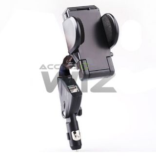 in 1 car charger and holder, Cigarette lighter adapter with Dual 