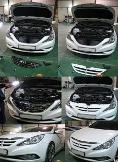 2011 2012 2013 Sonata I45 Front Radiator FPS Grille Painted