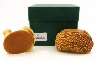   English Treasure Jests Trinket Box 40 Forty Winks Hedgehog Early
