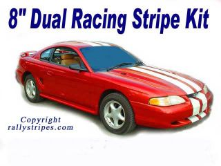 3M 87 98 Mustang Racing Stripes Rally Striping 8X36