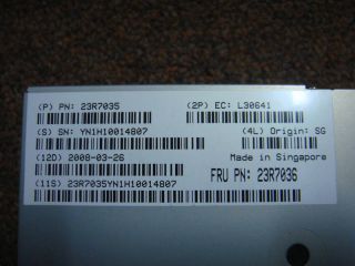 IBM LTO3 400 800GB SAS HH Internal Tape Drive 23R7036