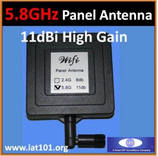 8GHz 11dBi High Gain Panel Antenna for FPV System RC Audio Video 