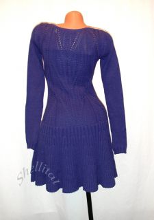 Victorias Secret $88 A Line Skirt Pointelle Scoopneck Sweaterdress 