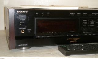 Vintage Sony TA E1000ESD Home Theater Preamplifier w/ Manual & Remote 