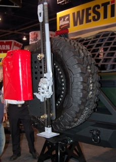 1987 2012 Jeep Wrangler & Unlimited Smittybilt Spare Tire Mount I RACK 