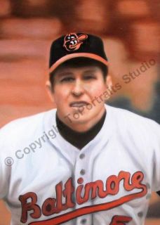 Brooks Robinson Baltimore Orioles Canvas Oil Painting