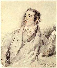 Thomas Rowlandson, pencil sketch by George Henry Harlow , 1814.