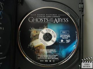 Ghosts of The Abyss DVD 2004 2 Disc Set 786936225242