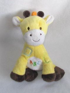   of Mine Yellow Brown Giraffe Musical ABC Plush Stuffed Baby Toy