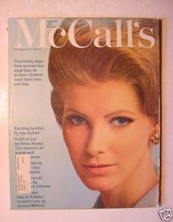 McCalls September 1965 Vicky Hilbert Abram Chasins