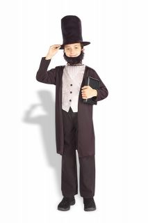 Abe Abraham Lincoln Child Costume Size s Small 4 6