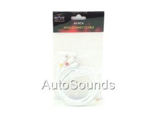 AV RCA iPod Headphone to Audio Video RCA Adapter Cable