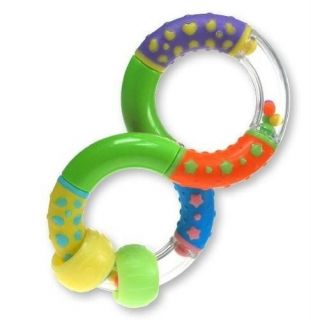 KSM New Baby Pram Crib Toy Activity Magic Twist and Turn Ring Rattles 