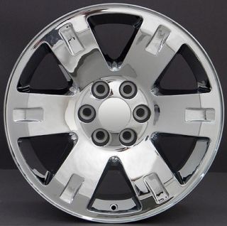 20 Chrome Yukon Wheels 20 x 8 5 Rims Fit GMC Chevrolet Cadillac Set 