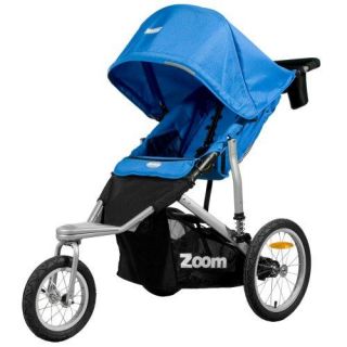 New Joovy Zoom 360 Swivel Wheel Jogging Stroller Blue