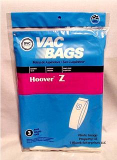 Hoover Dimension Vacuum Cleaner Bags Type Z 3 Pack