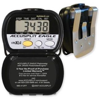 New Accusplit AE170XLG DigiWalker Pedometer with Safety Leash AE170 
