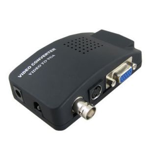 AV BNC to VGA Component Box CCTV Video Converter Adapter