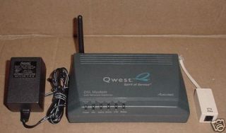 Actiontec DSL Modem GT701 WG Qwest Wireless Gateway 789286805140 