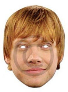 RUPERT GRINT (HARRY POTTER ACTOR RON WEASLEY) OFFICIALY LICENSED FACE 