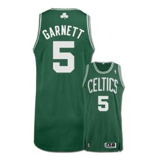   Boston Celtics 5 Revolution 30 Authentic Adidas NBA Jersey