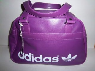 adidas ac bowling bag handbag purse x32581 purple