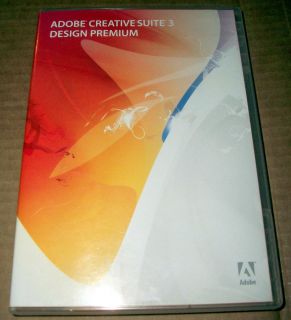 Adobe Creative Suite 3 Design Premium Photoshop Illustrator InDesign 
