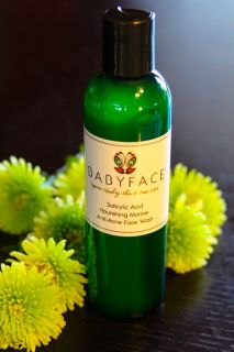 Babyface Salicylic Marine Face Wash Acne Treatment 4oz