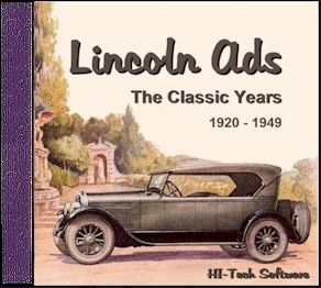 Lincoln ADS 1920   1949 ford CD ROM