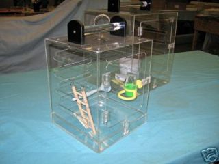 Bird Carrier Cage Acrylic Clear Travel Carrier Holder
