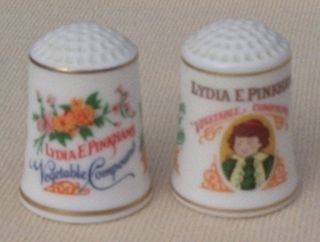 Country Store LYDIA E PINKHAM Franklin Mint Porcelain Advertising 