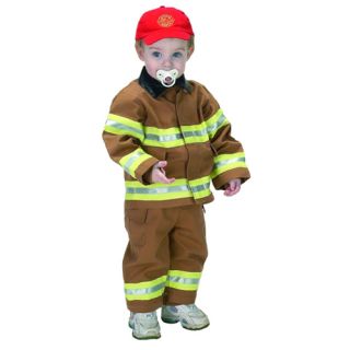 Aeromax Baby Boys Tan Jr Firefighter Halloween Costume Outfit 18M 