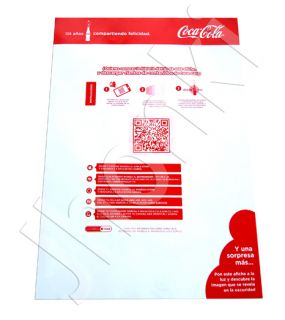 Coke Coca Cola 125 Years Colombia New Promotional Poster Ref 1