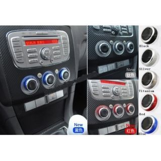 Car Air Conditioner Control Knobs Aluminum Panel Switch Ford Focus 5 