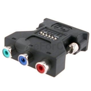 DVI to RGB Video Component Adapter for HDTV DVD LCD PC