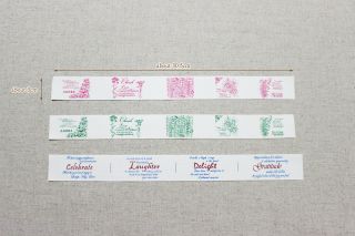 Lot6. 30mm set Adore Flower Cotton Label Ribbon Sewing Fabric Tape 
